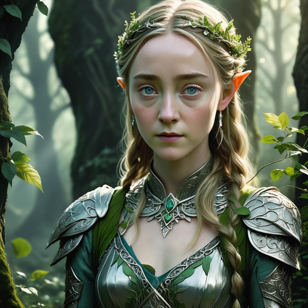 Saoirse Ronan as Emerald-Eyed Elf Maiden