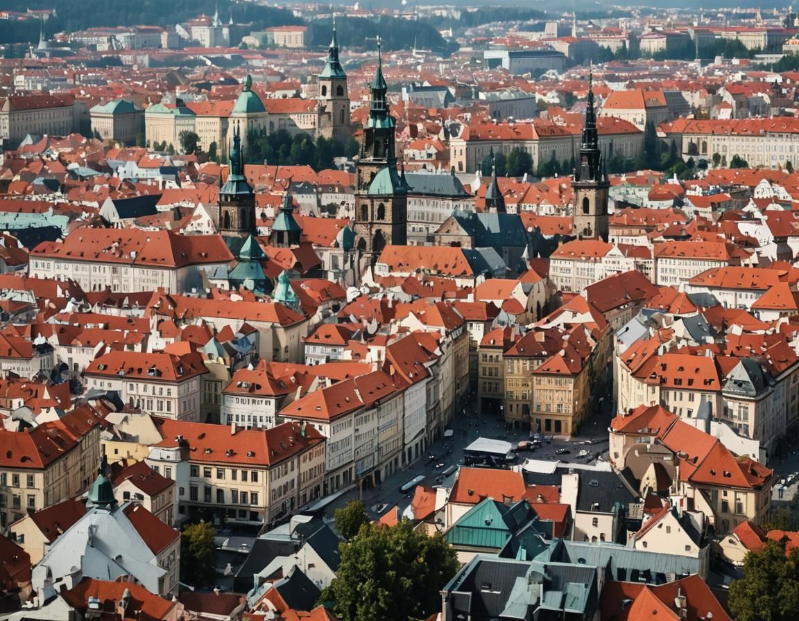 Prague View: Professional Photography with Bokeh