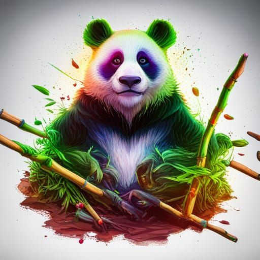 panda shaman meditation