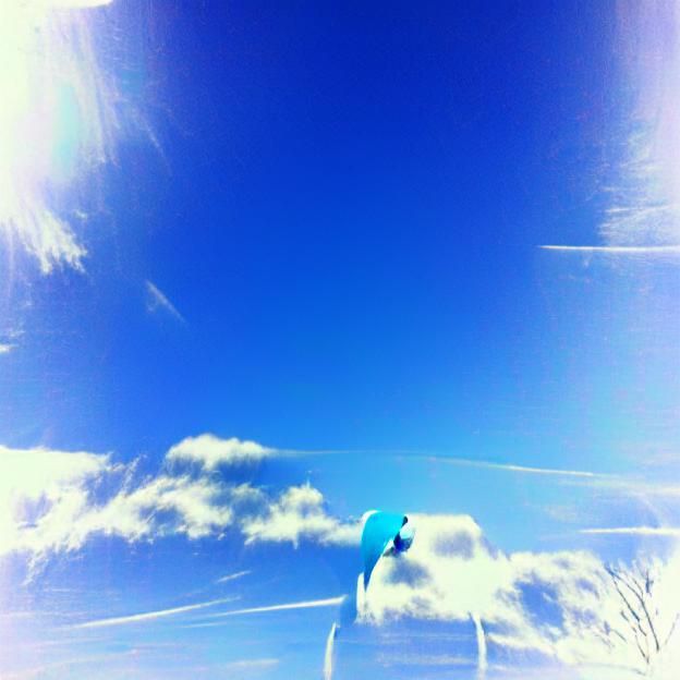 Simple Blue Sky AI Image