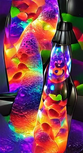 Rainbow Lava Lamp