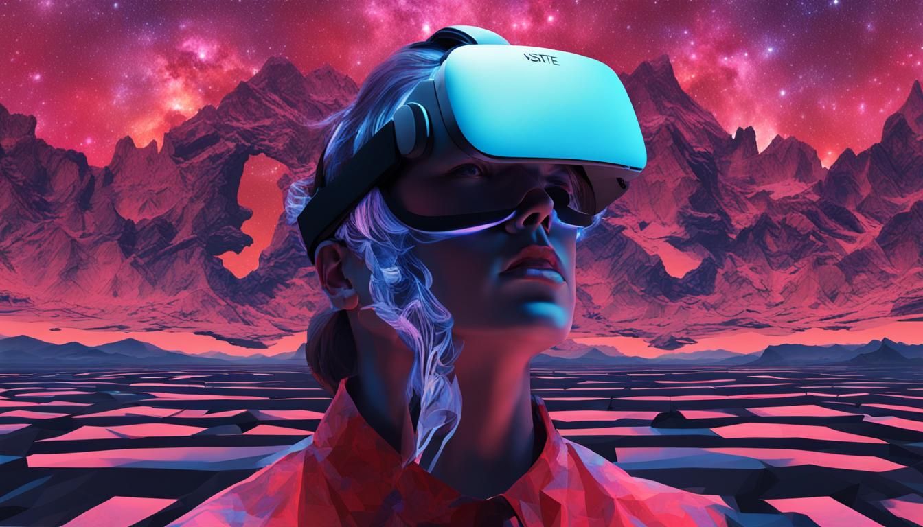 Digital Portrait in Virtual Reality Landscape