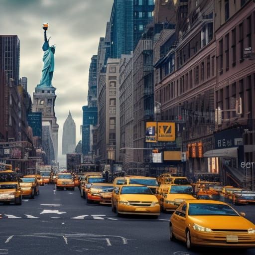 Ultra-Detailed 4K Image of New York City