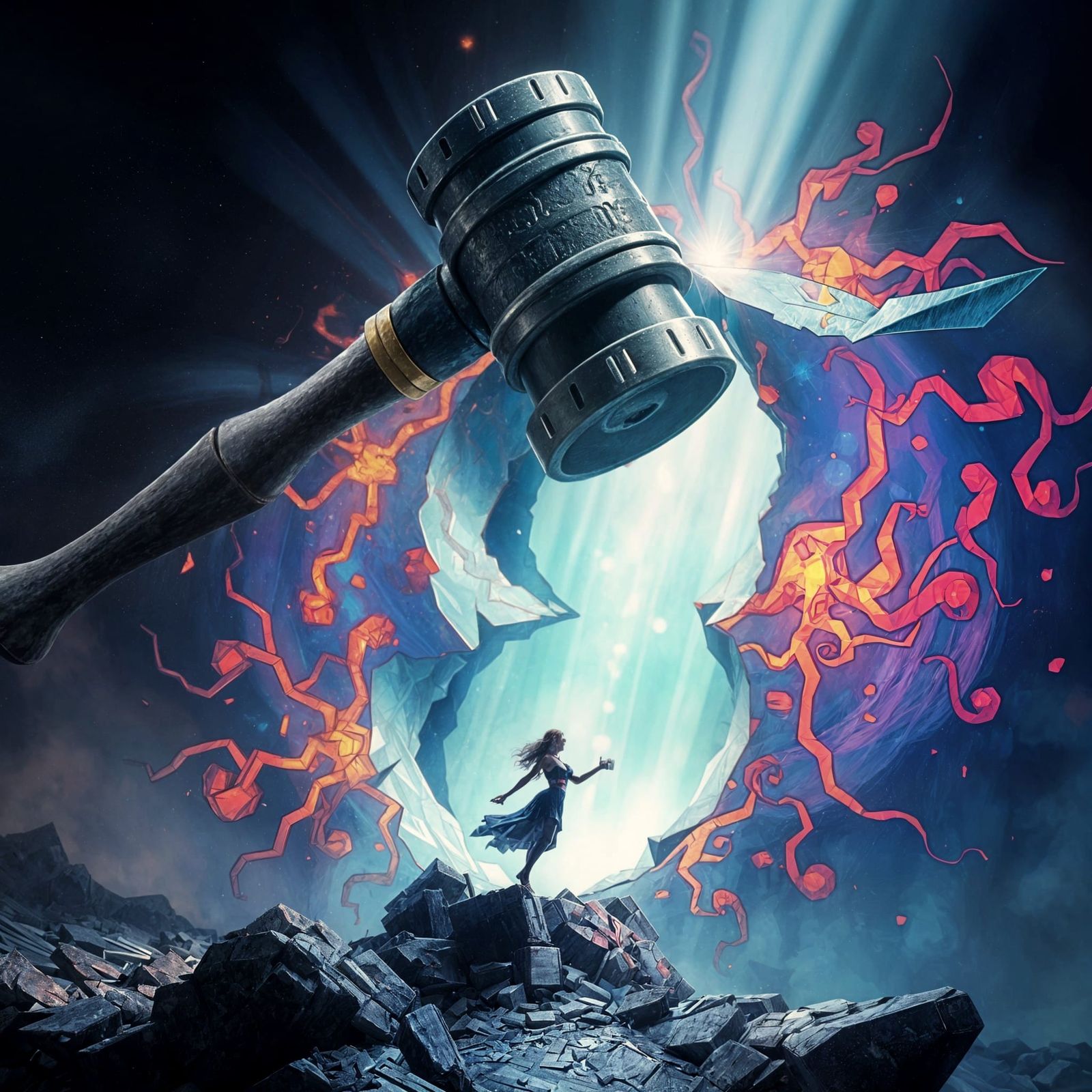 Man Kicking Habit and Dancing in New Stuff