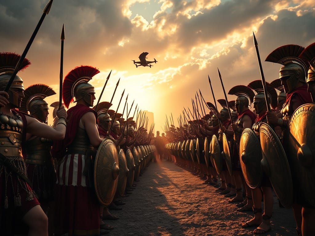 Epic Spartans Stand Firm at the Hot Gates in Vibrant 8K HDR