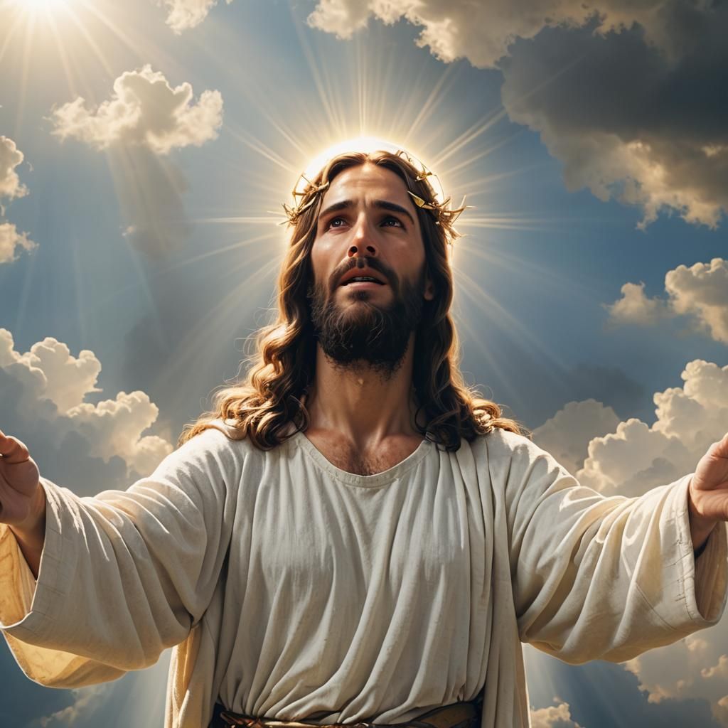 Divine Jesus Christ in Heavenly Light