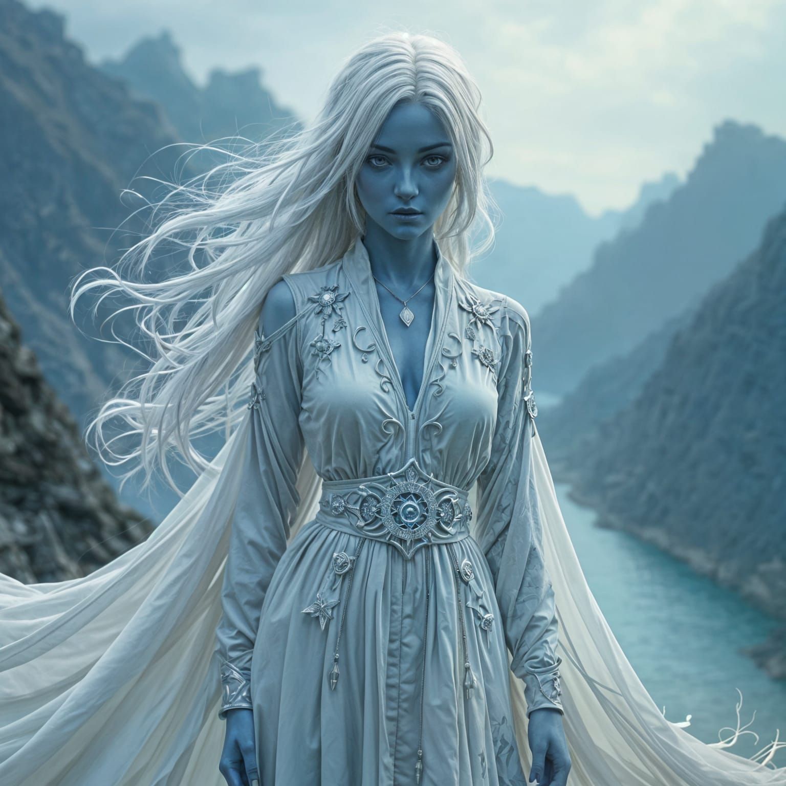 Ethereal Dark Fantasy Goddess