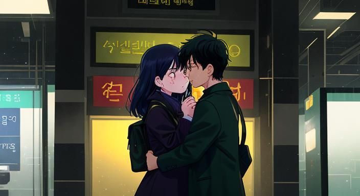 Emotional Airport Goodbye in Cinematic Style