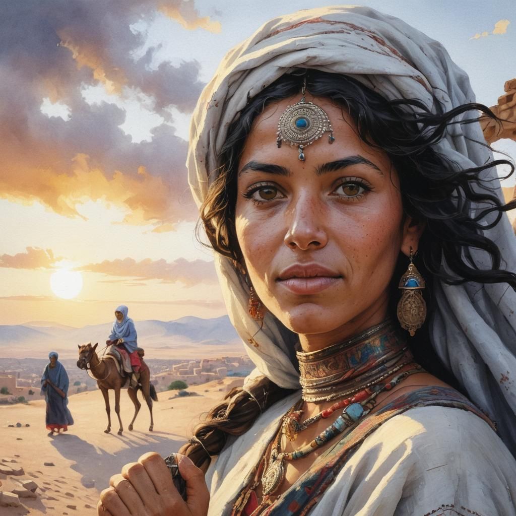 Aicha the Berber AI Image