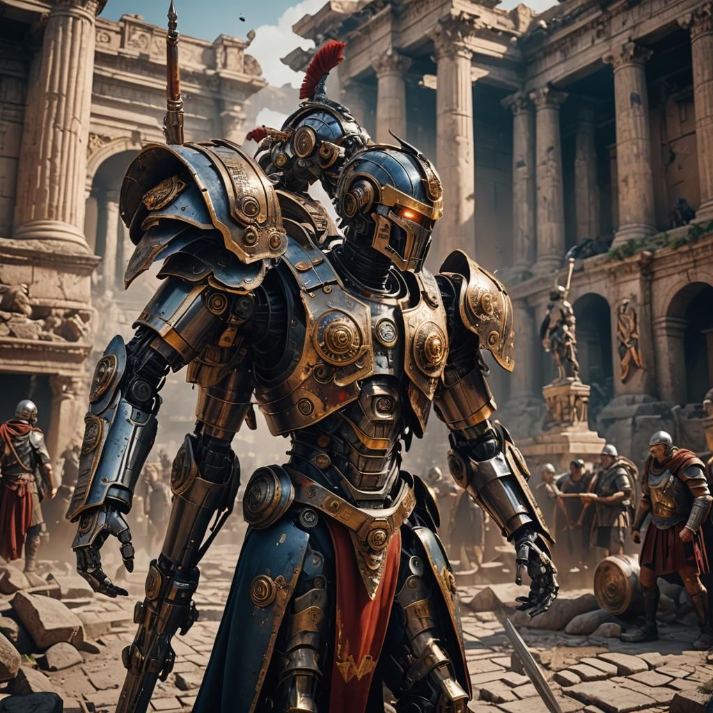 Cyborg Warrior in the Roman Empire