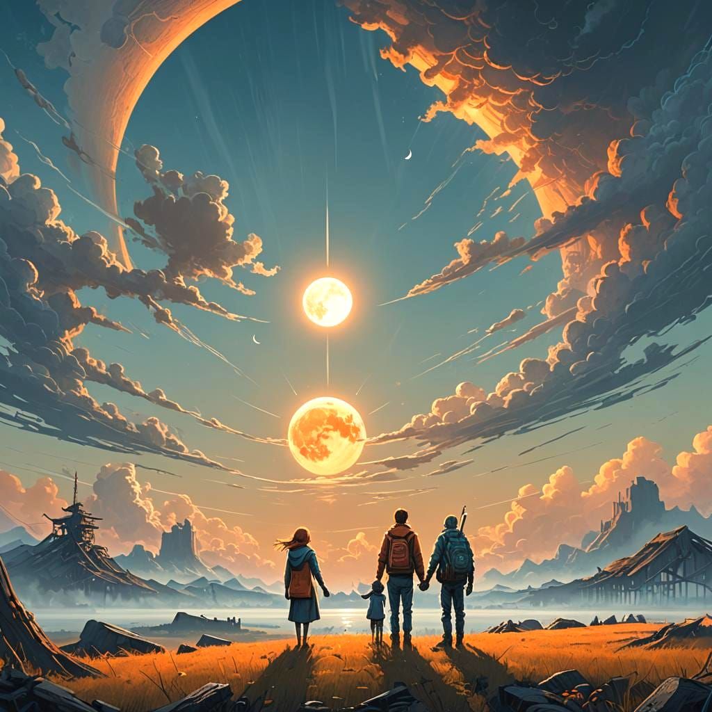 Sun and Moon: A Fantastical Loving Relationship