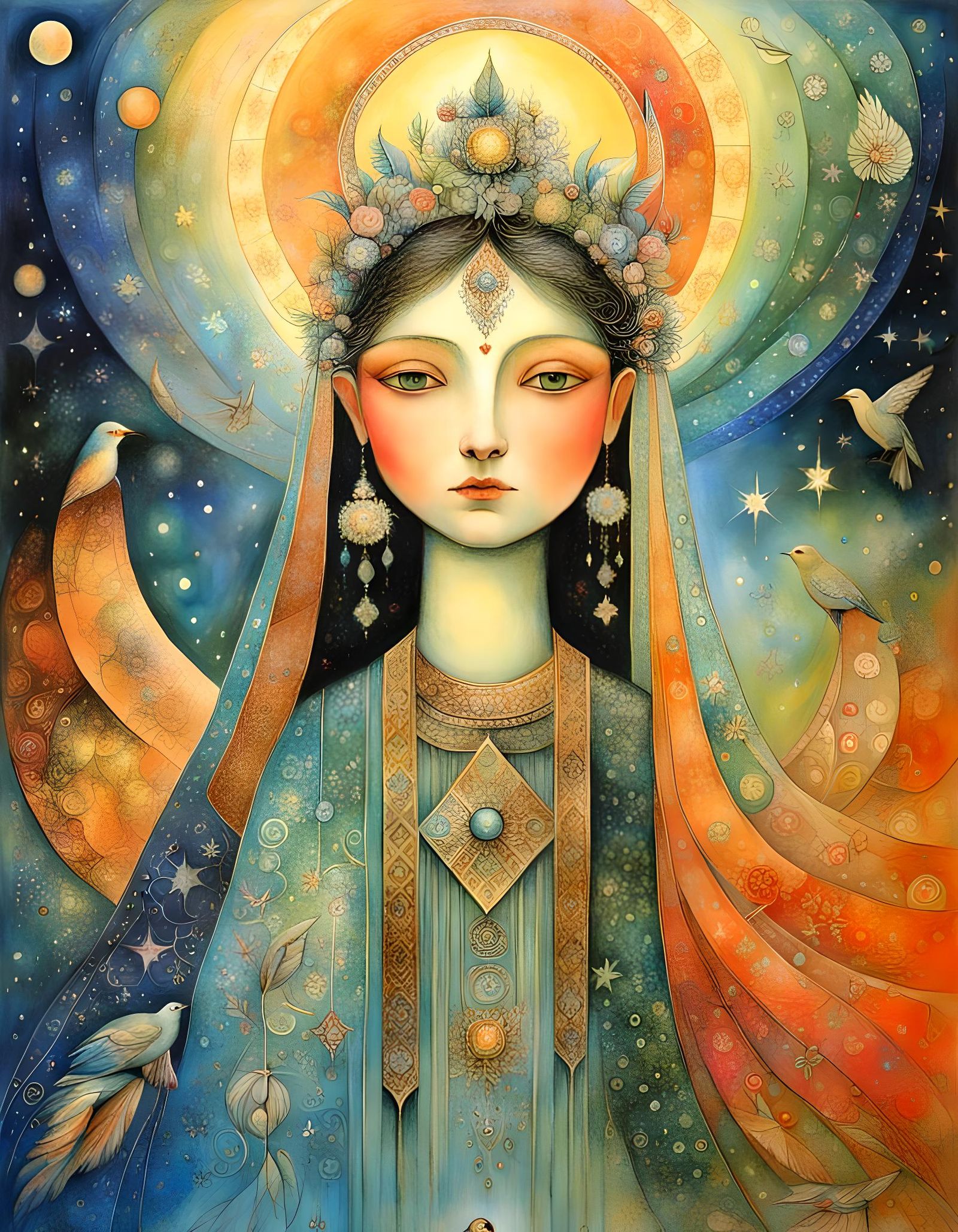 Mystical Art Inspired by Symbolic Imagery