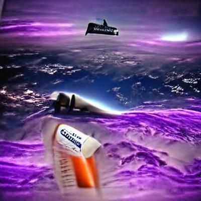 Futuristic Astroglide Commercial Space Flight