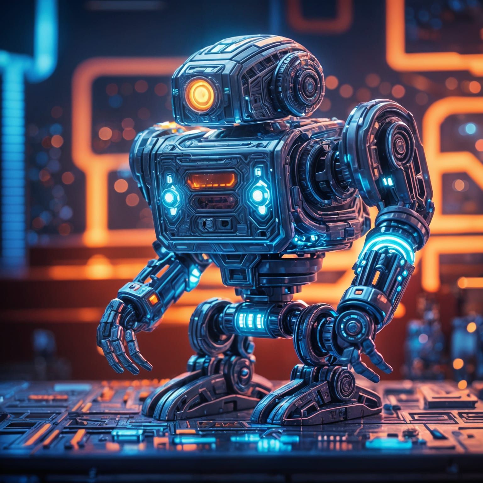 Sleek Futuristic Toy Design Generated by AI