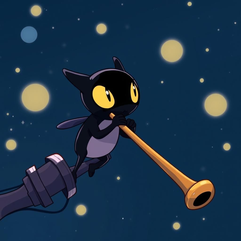 Anime Bat Piper: Cel-Shaded Manga Scan