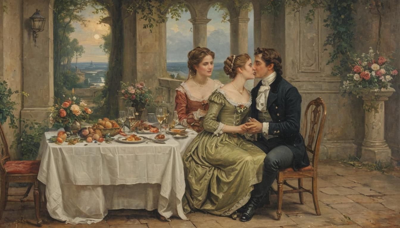 a painting from the romantic period