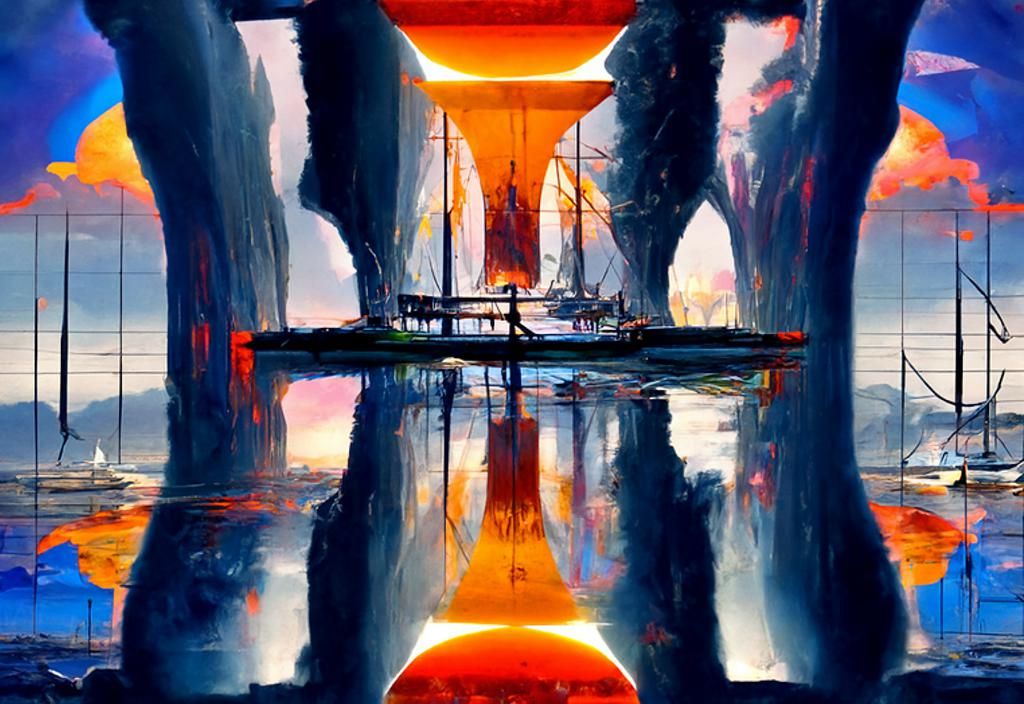 Ship on Dark Seas: A Romantic Seascape