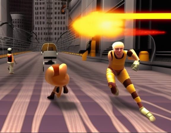 Fifth Element New York Race PS2 Gameplay