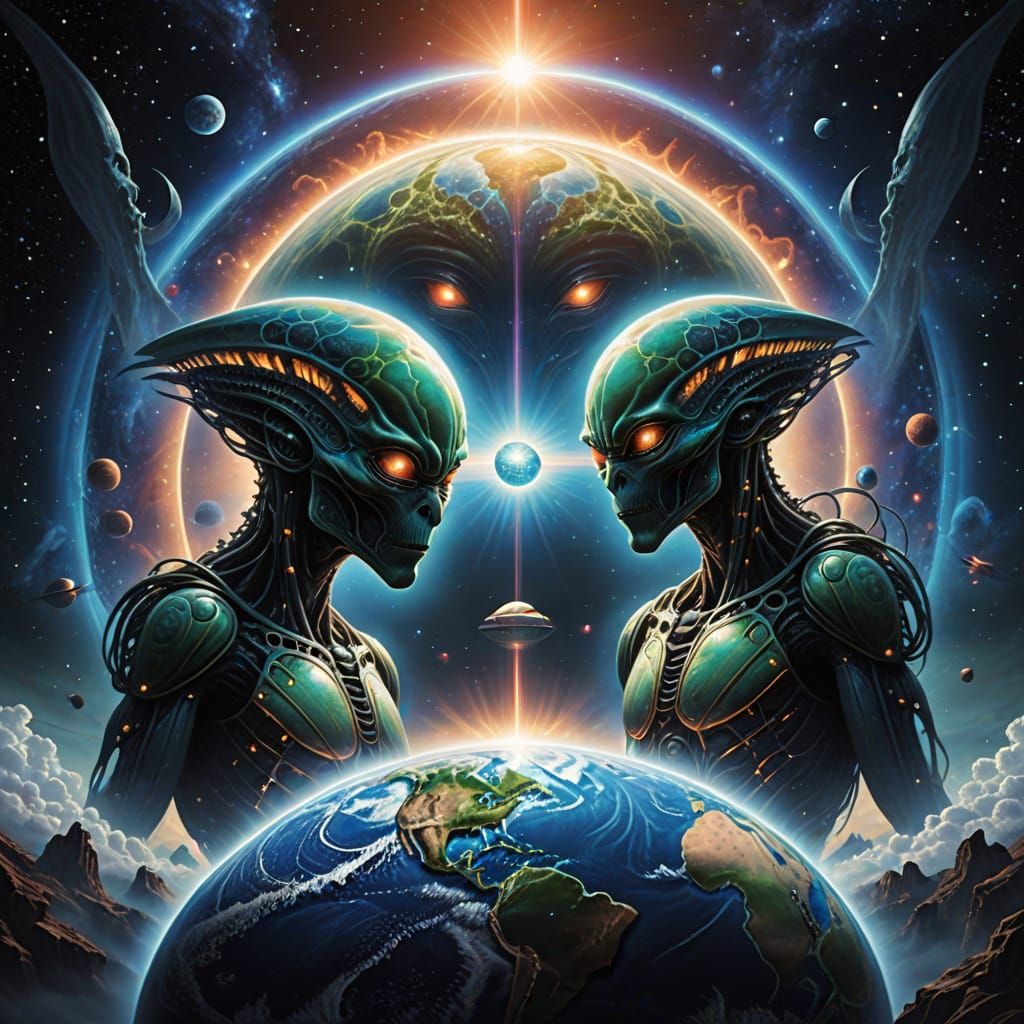 Cosmic Light Beings Healing Planet Earth