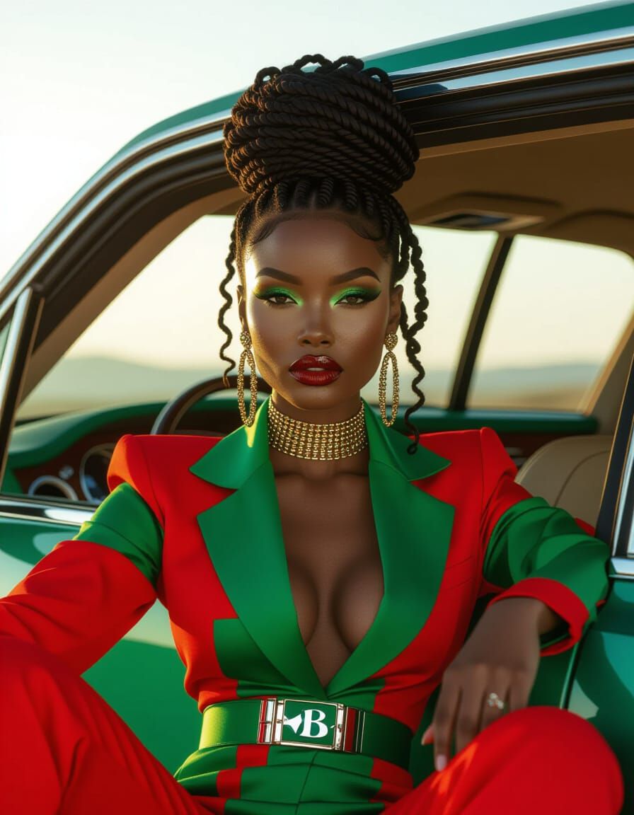 Bentley Beauty: Hyperrealistic Automotive Portrait