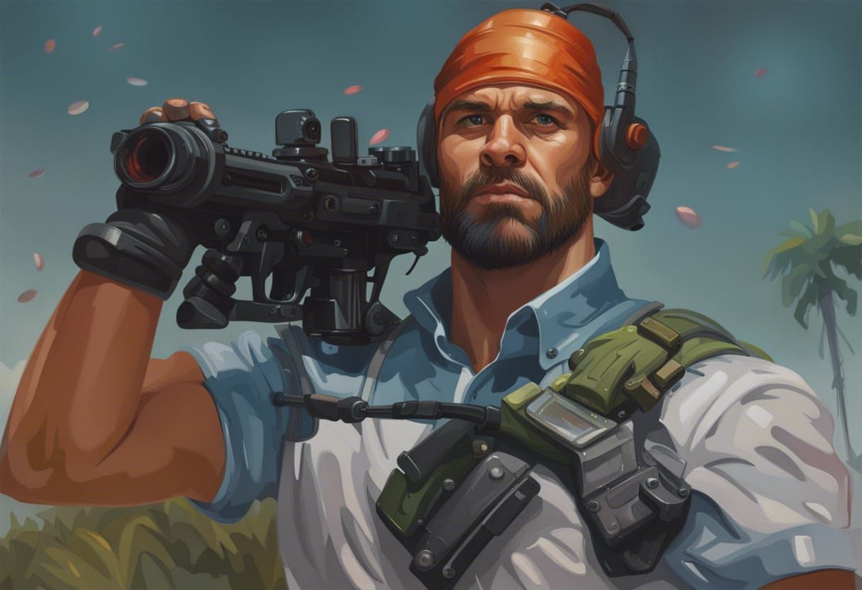 Dramatic Hyperrealistic Character Concept Art