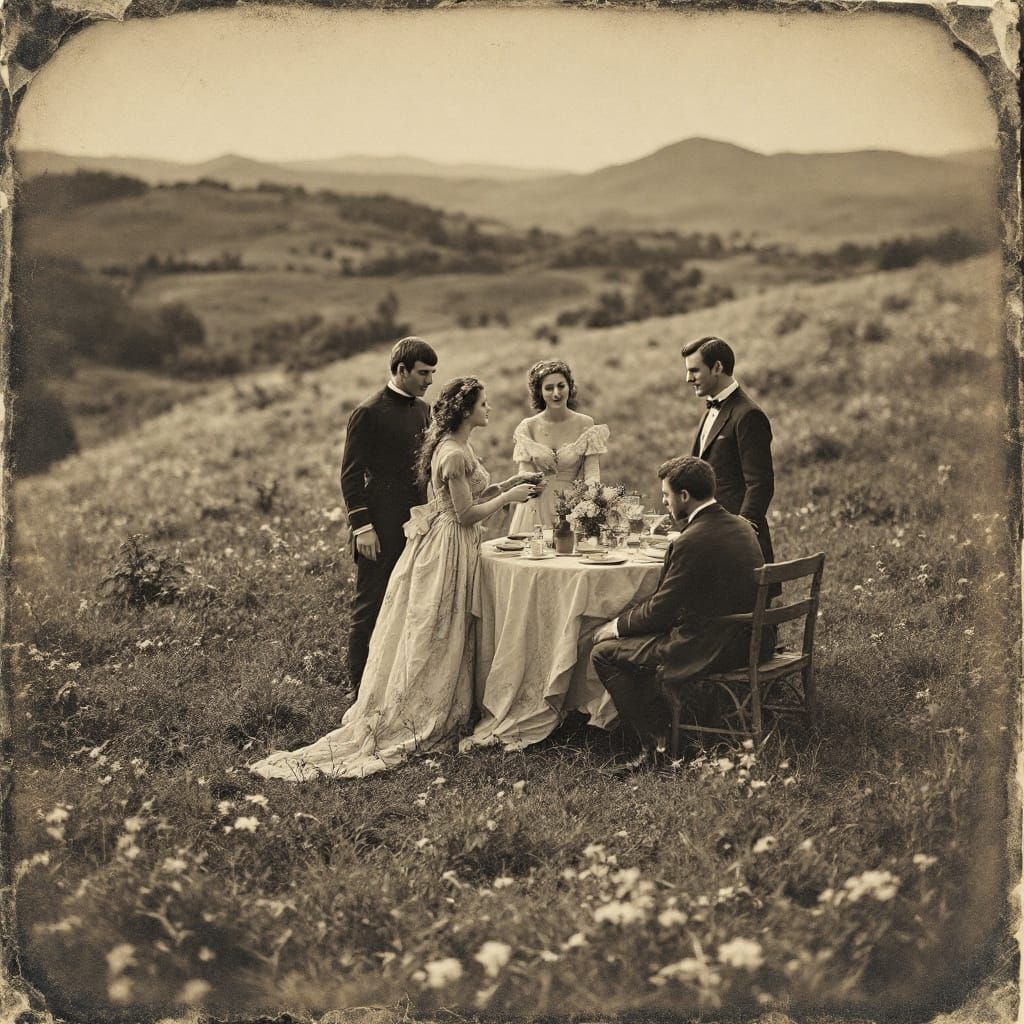 Spock Attends a Cotillion: Vintage Daguerreotype