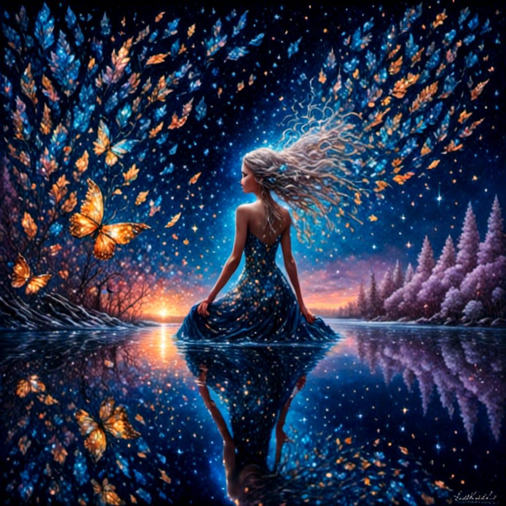 Pocahontas' Glittering Reflection