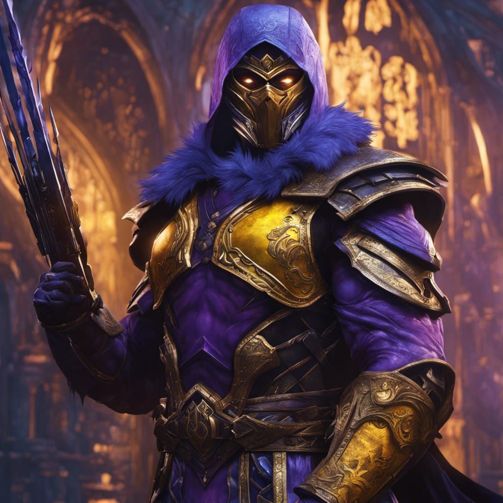 Sub-Zero Dark Fantasy Concept Art in 8k