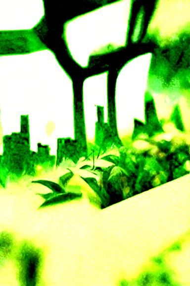 City Overgrown with Nature in HD