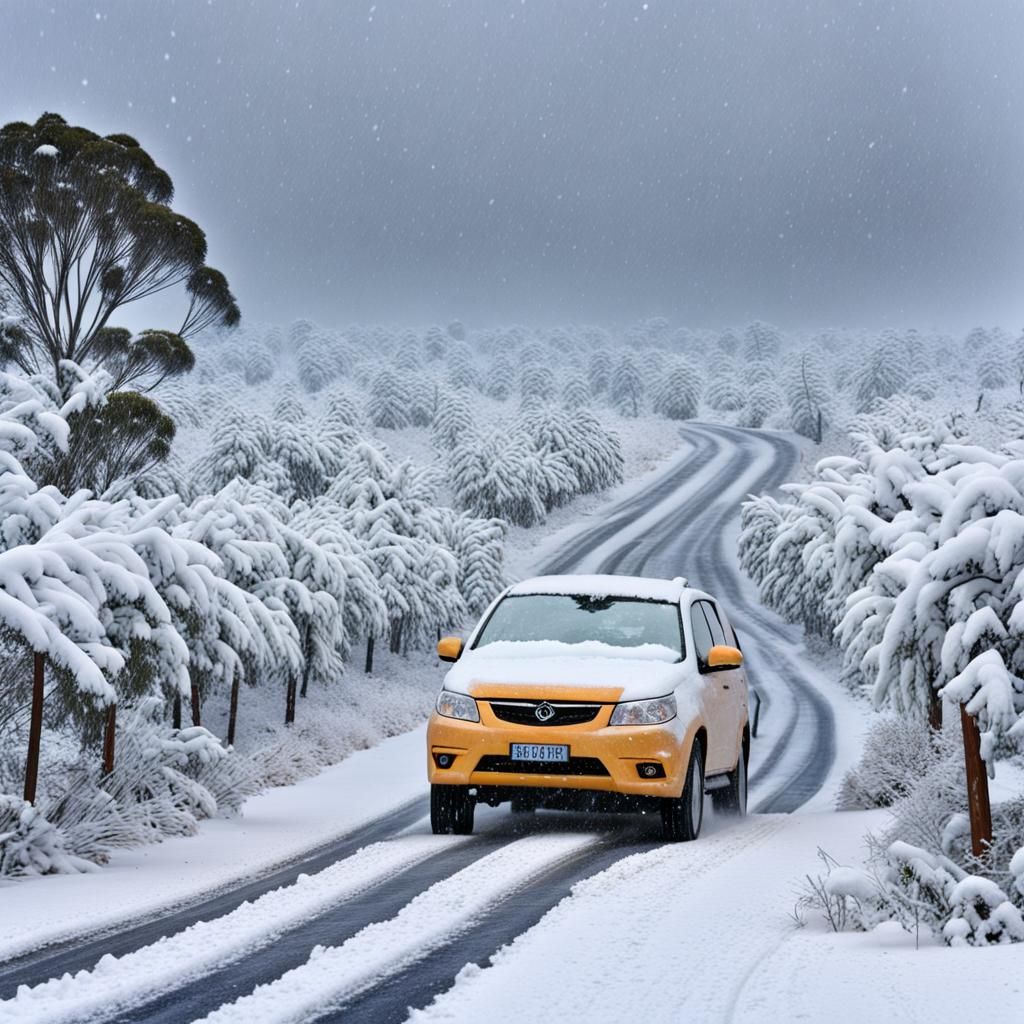 Dramatic Winter Storm Over the Australian Outback