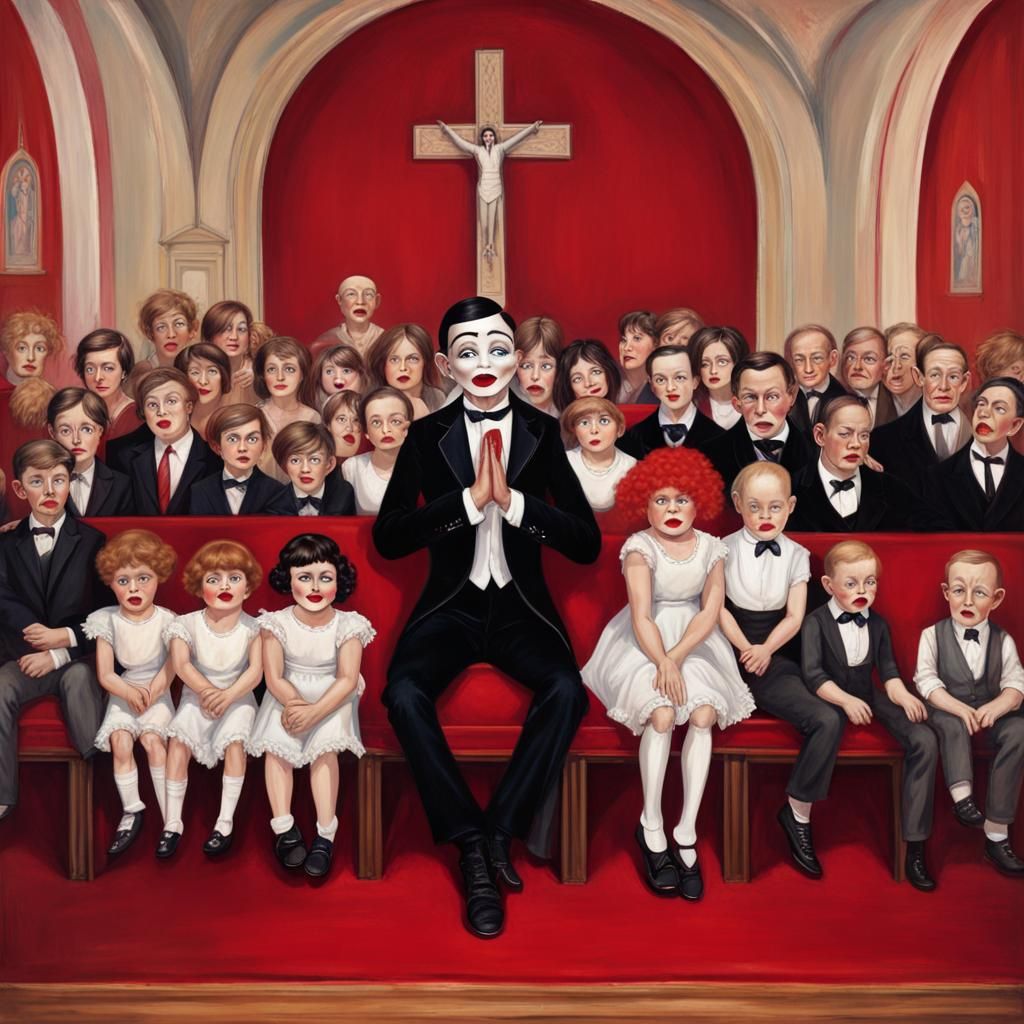 Ventriloquist Dummy Idol, Gothic Fantasy Concept Art