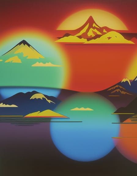Four Seasons of Kyushu: Minimalist Airbrush Art