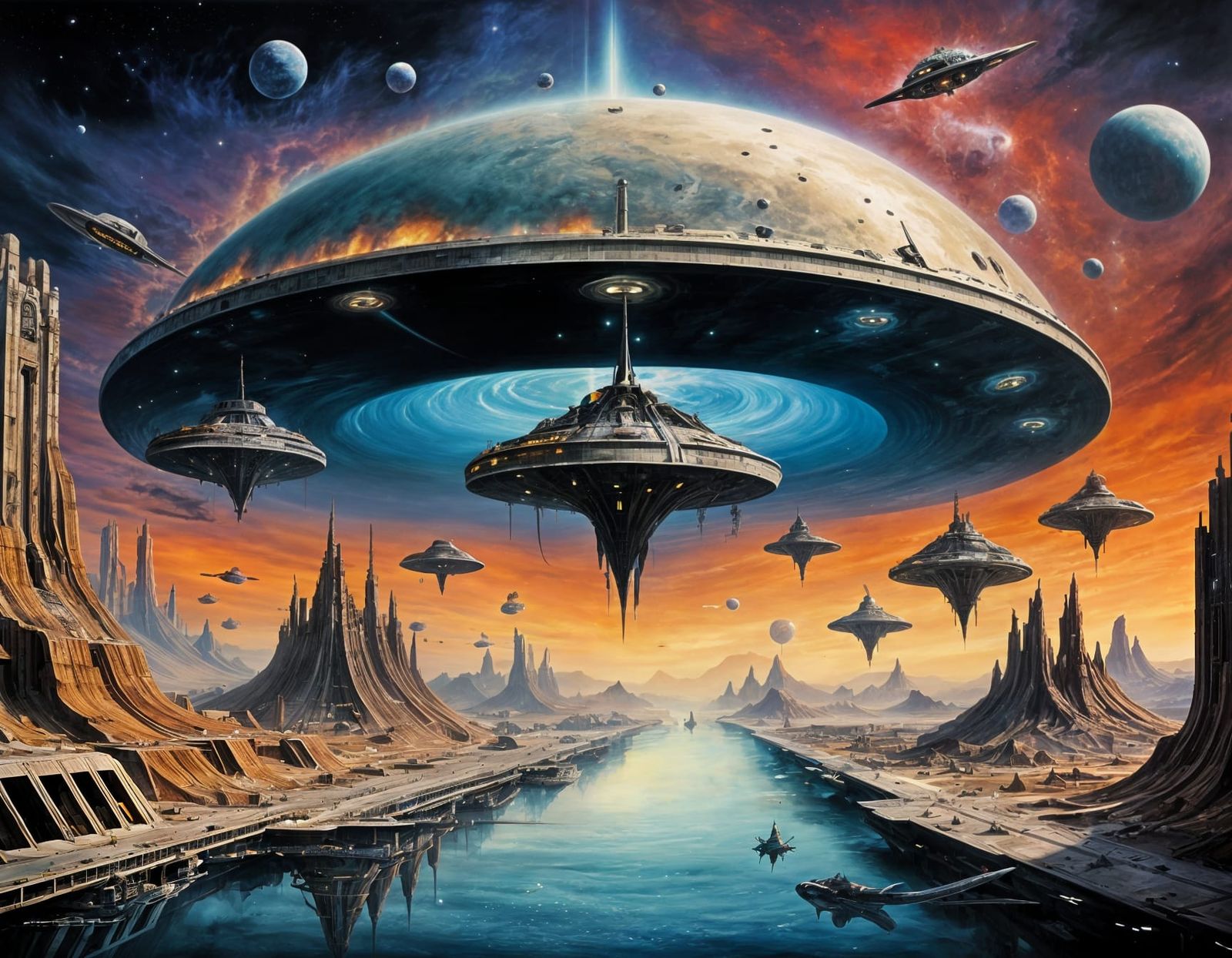 Wasteland Federation spaceport