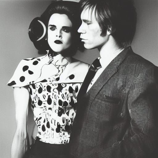 Timeless Elegance in High Contrast Black and White