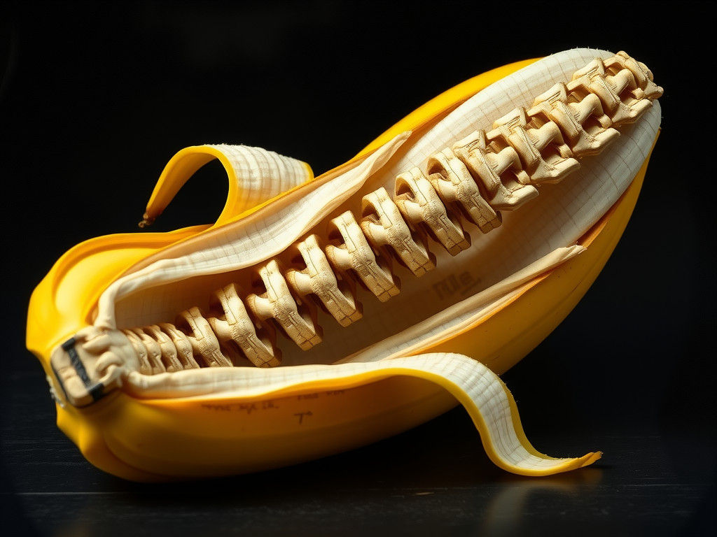Surreal Banana Reveals Human Spine