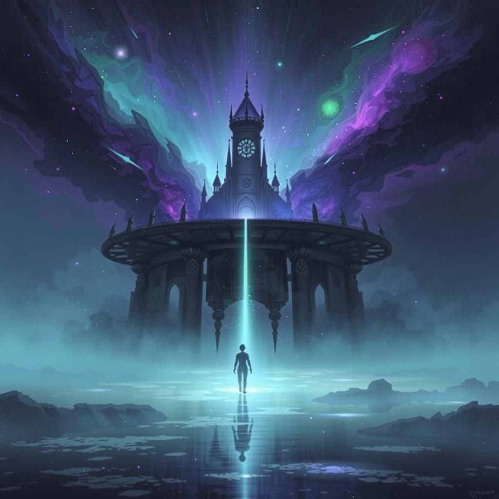 Dreamscapes of Wonder: Ethereal Fantasy Bridge