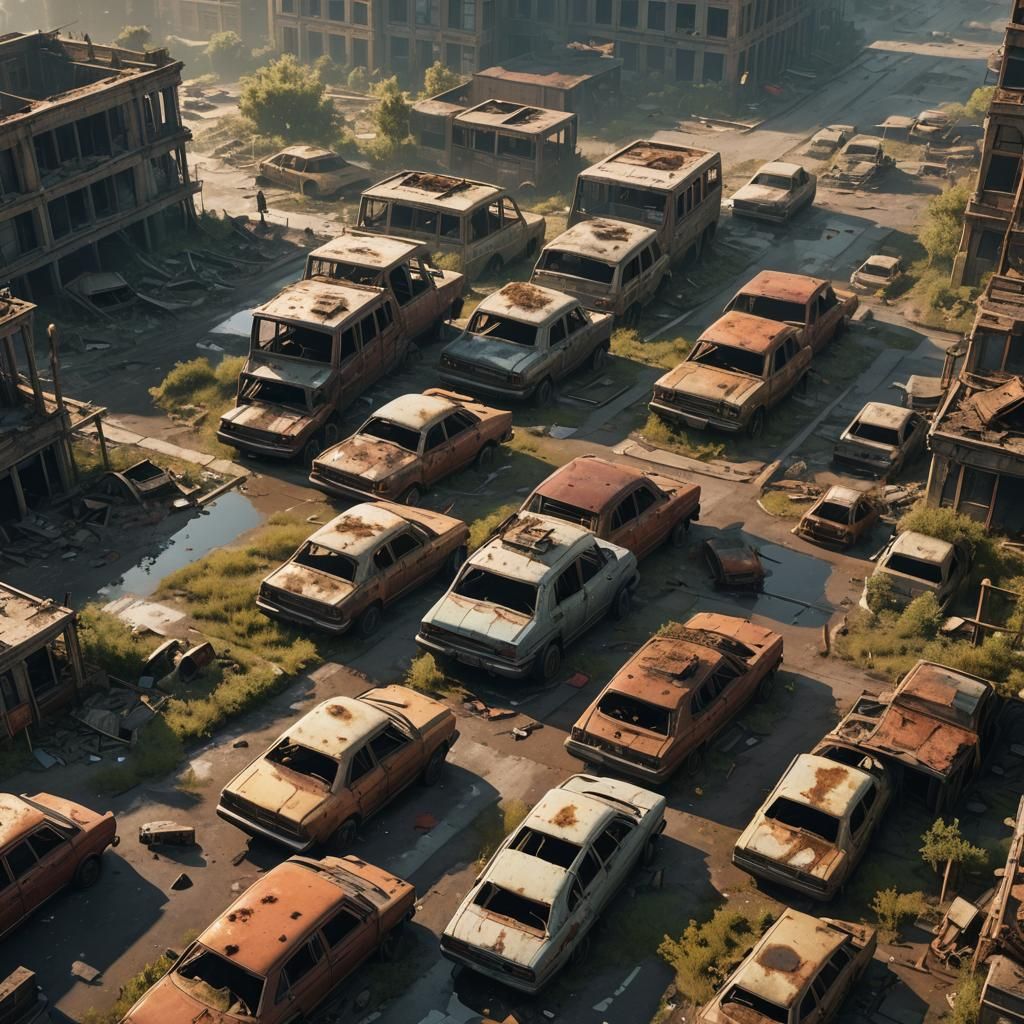 Post-Apocalyptic Wasteland: Decaying Cityscape in Unreal Eng...