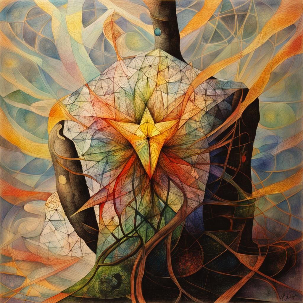 Mystical Tree of Life Temple with Rainbow Fairy