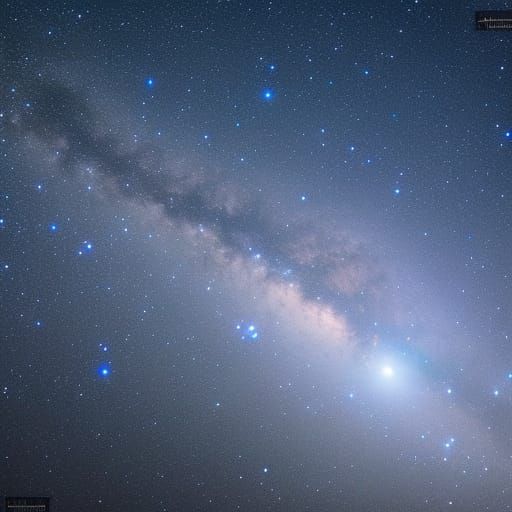 Future View of Pleiades Star Constellation
