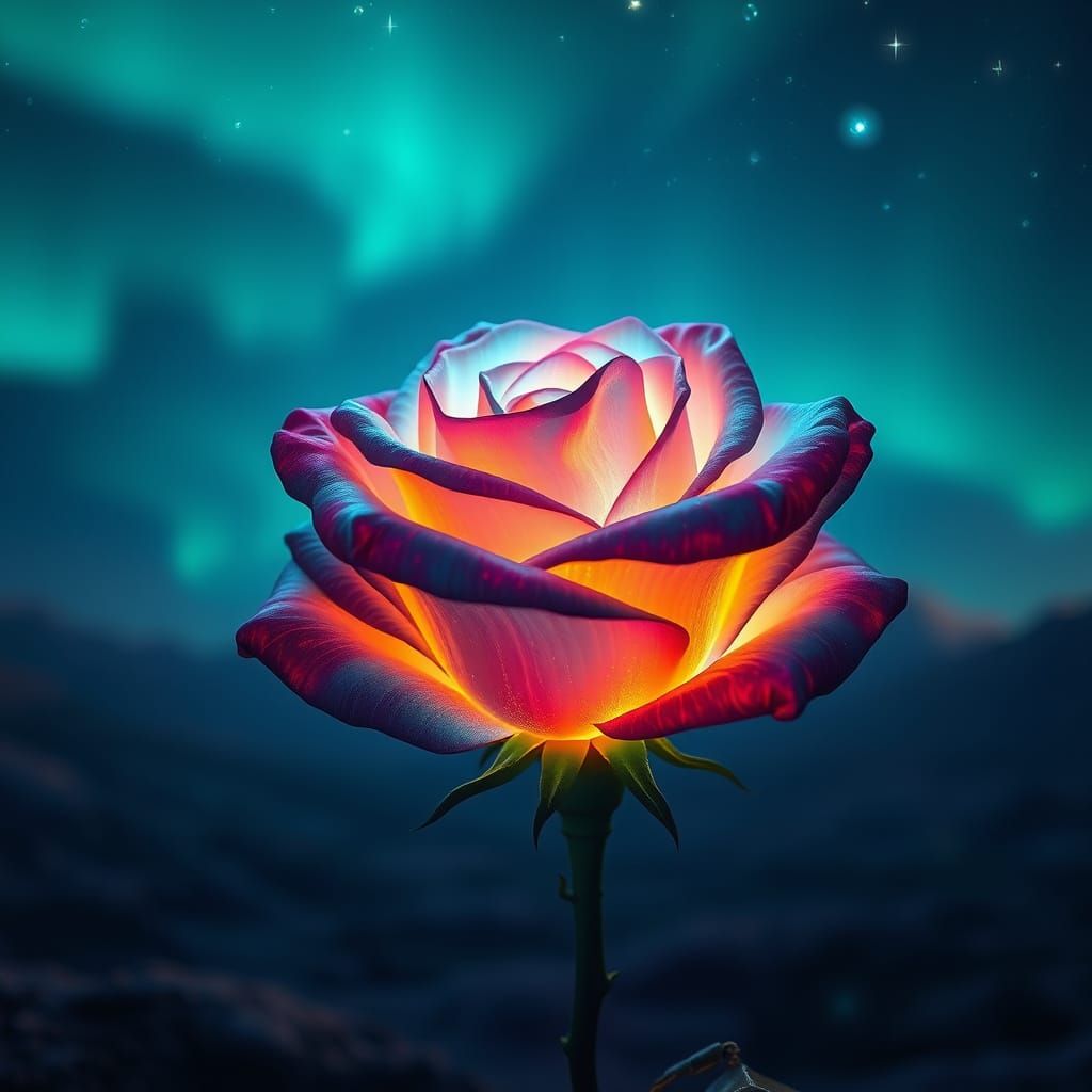 The Little Prince's Rose on another Planet...