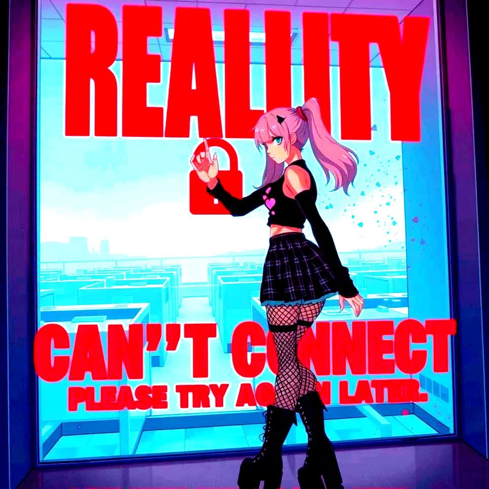 Punk Goddess Defies Reality in Vibrant, Cartoon Anime World