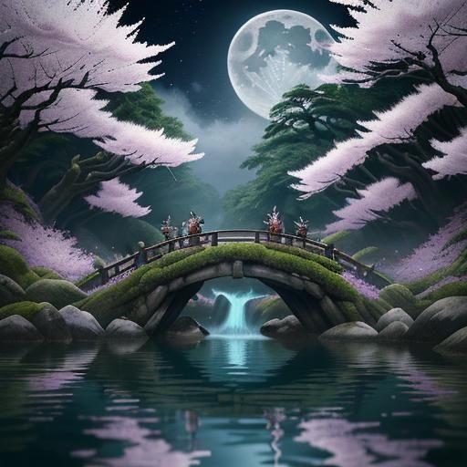 Mystical Quest Through Mizuho's Enchanted Forest