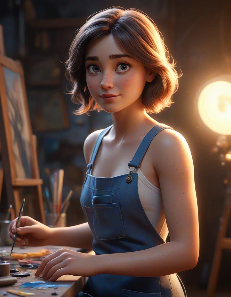Magical Art Comes Alive in Pixar Style