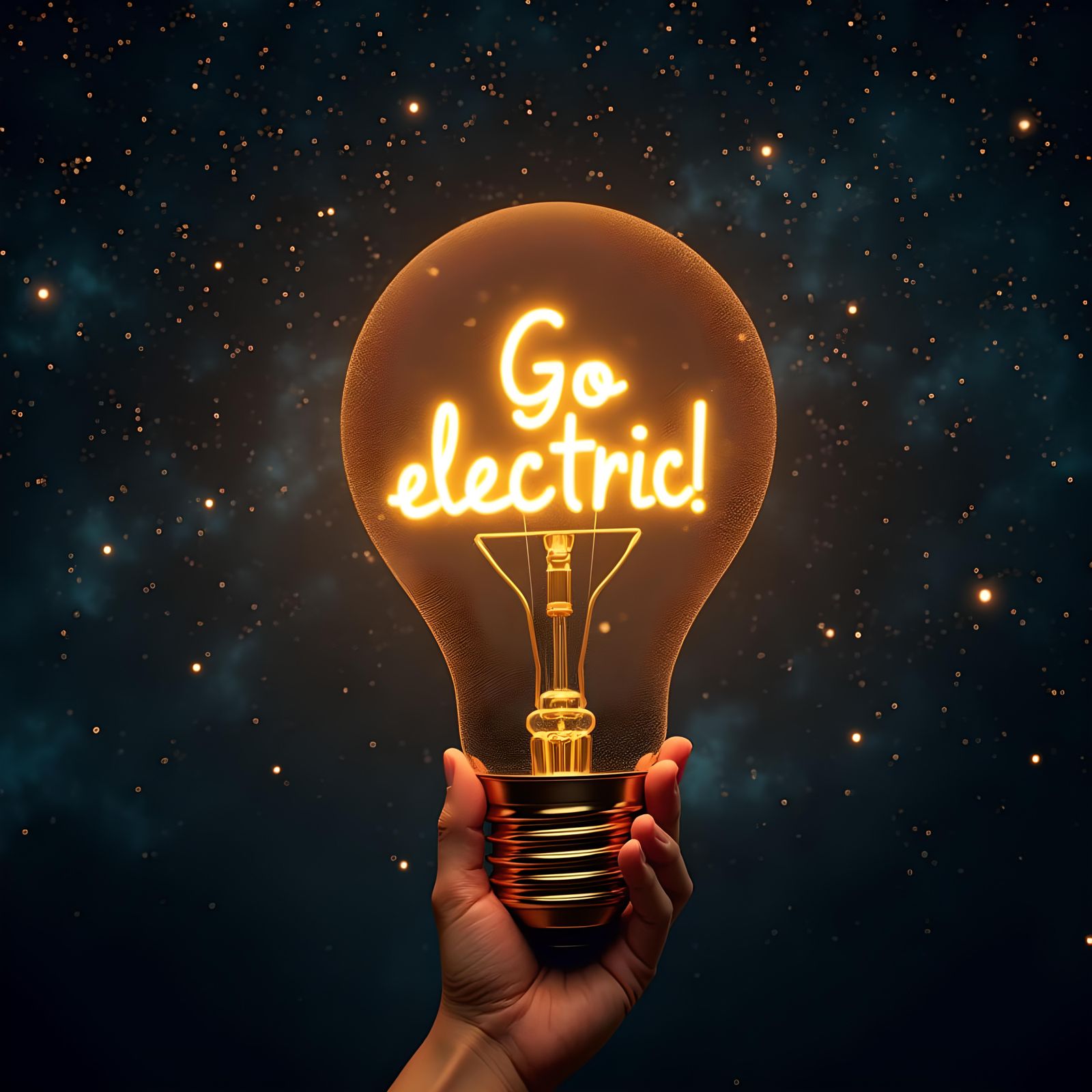 Cosmic Light Bulb Illuminates Electric Message