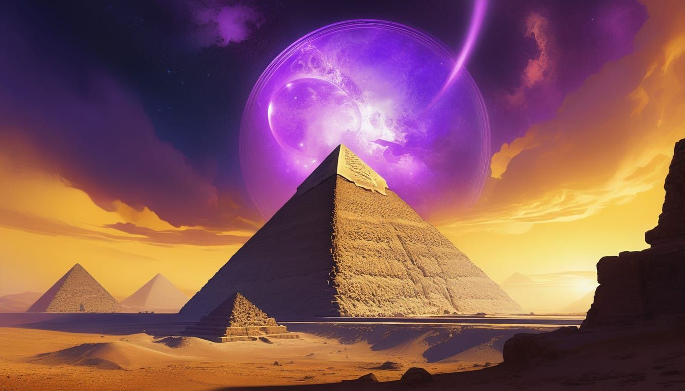 Ancient Egypt Meets Alien Encounter in a Futuristic Odyssey