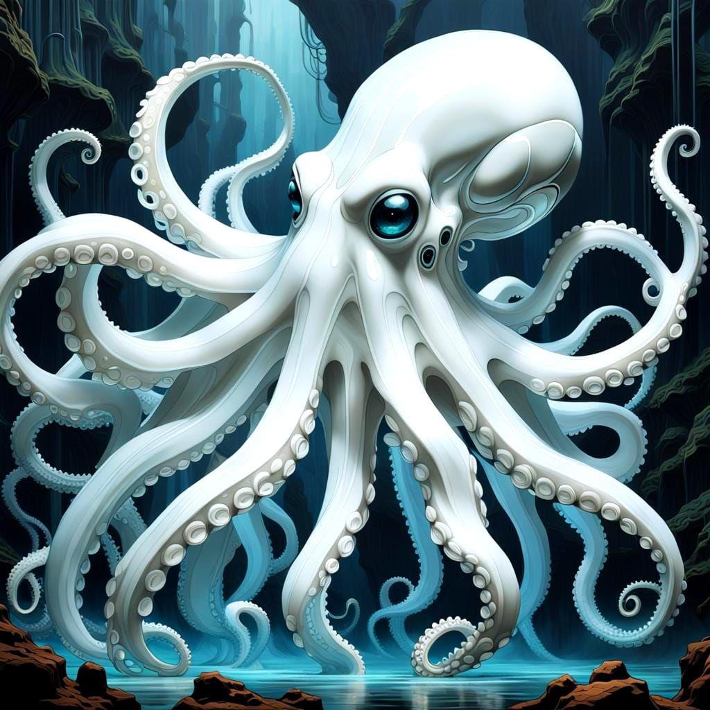 Porcelain Octopus Leviathan: Ghost in the Shell Fantasy