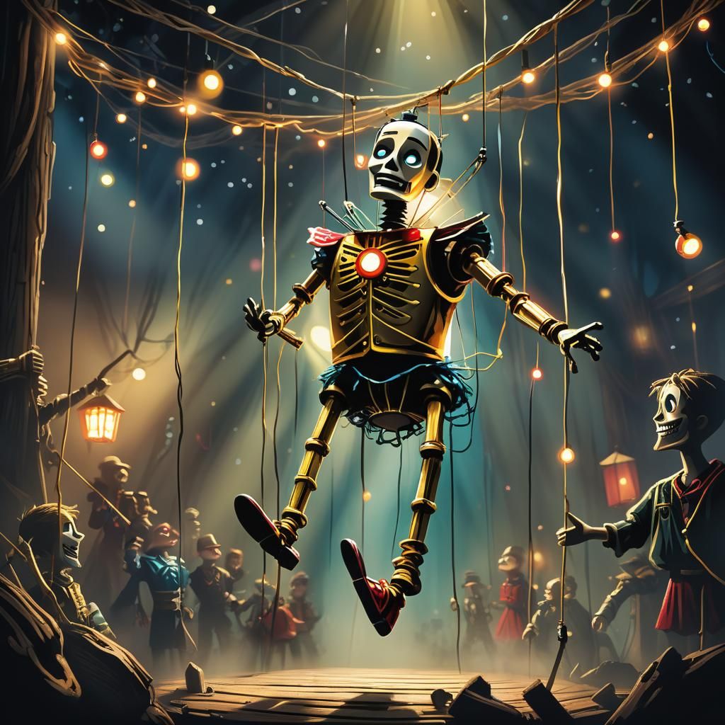 Marioneta para festejos singulares. Mark Brooks and Dan Mumf...