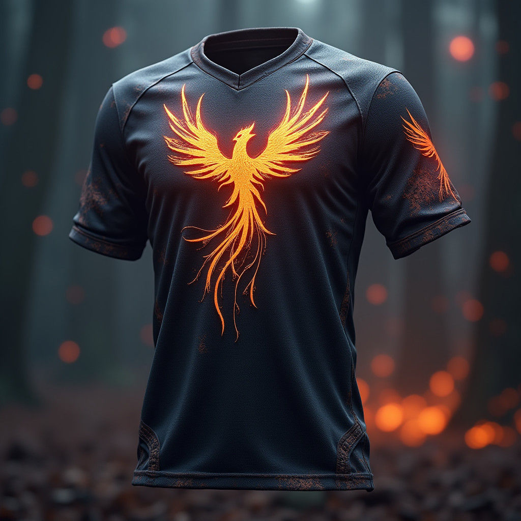 Phoenix Football Shirt in High-Fantasy Style