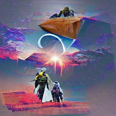 Abstract Destiny: A Colorful Conceptual Art Piece