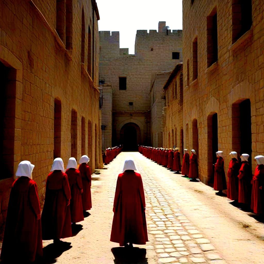 Handmaid's Tale in New Bethlehem: A Dystopian Scene